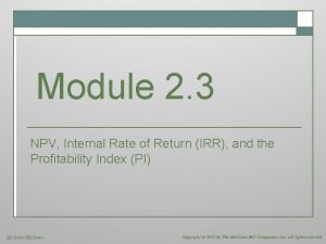 Irr timing problem Irr timing problem