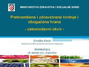 Pravilnik o prehrambenim i zdravstvenim tvrdnjama