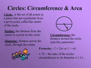 Area around circle Area around circle