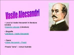 Iarna de vasile alecsandri proiect didactic Iarna de vasile alecsandri proiect didactic