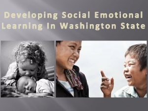 Washington state social emotional learning standards