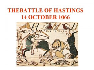14th october 1066
