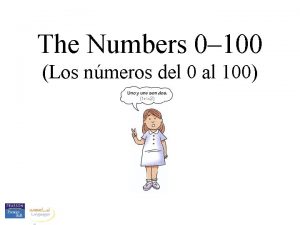 Numbers 0-100