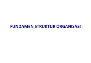 Struktur organisasi perusahaan