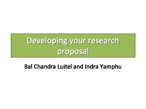Research problem example for students