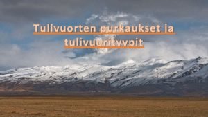 Tulivuori rakenne