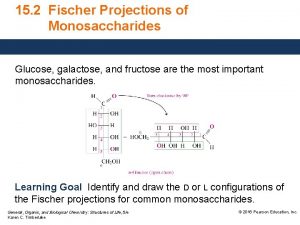 Fischer projection of d galactose