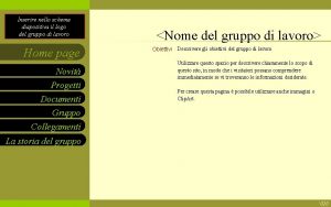 Schema diapositiva Schema diapositiva