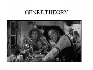 Daniel chandler an introduction to genre theory