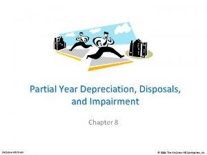 Partial year depreciation