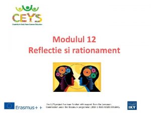 Modulul 12 Reflectie si rationament Introducere la proiectul