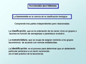 Taxonoma