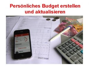 Budget erstellen