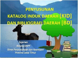 Literatur sekunder dalam bentuk katalog Literatur sekunder dalam bentuk katalog