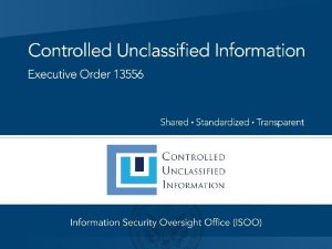 32 cfr 2002 controlled unclassified information