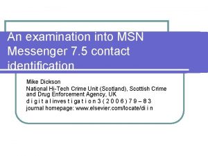 Msn messenger 7