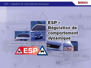 ESP rgulation de comportement dynamique 07 00 2