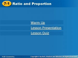 Quiz 1 ratios properties and proportions