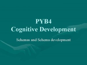 Schema cognitive development
