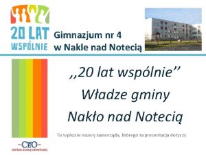 Gimnazjum nr 4 w Nakle nad Noteci 20