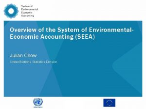 System of environmental-economic accounting upsc