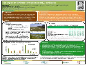 The impact of fertiliser formulation on N 2