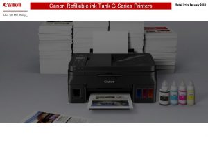 Canon printer g series price