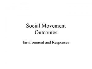 Social movement examples