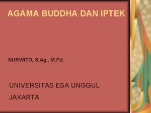 Hubungan agama buddha dengan iptek