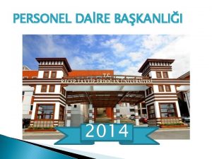 PERSONEL DARE BAKANLII 2014 MEVCUT DURUM 31122014 1