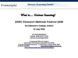 Delta scanning centre
