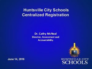 Huntsville city schools kindergarten registration