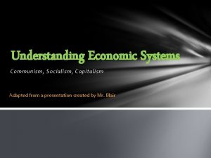 Socialism vs communism