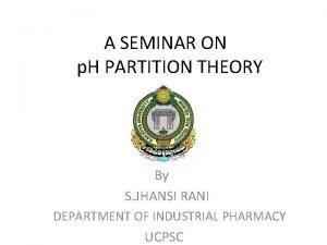 Ph partition hypothesis