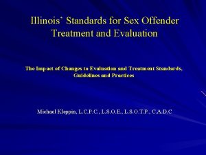 Sex offender evaluation illinois