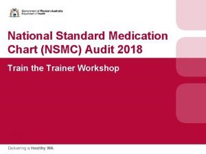 National standard medication chart