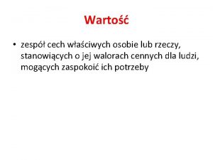 Warto zesp cech waciwych osobie lub rzeczy stanowicych