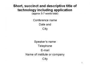 Descriptive text about technology