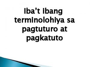 Denotasyon kahulugan tagalog