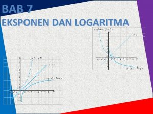 Hubungan eksponen dan logaritma