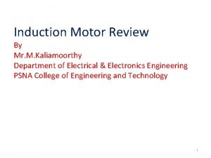 Induction motor power equation