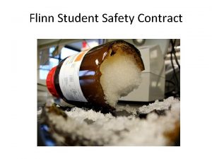 Flinn lab safety contract