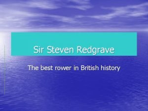 Redgrave rower