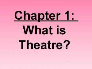 What is the shared history of theatre and games