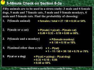 5 Minute Check on Section 6 3 a