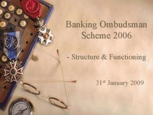 Banking ombudsman scheme 2006