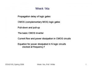 Propagation delay