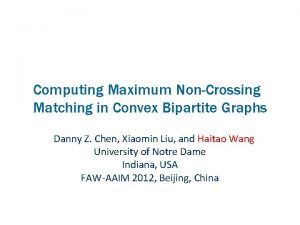 Computing Maximum NonCrossing Matching in Convex Bipartite Graphs