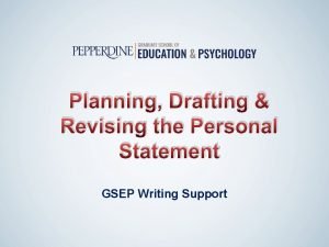 Gsep writing support