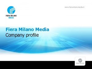 Fiera milano media